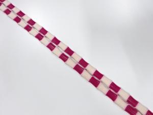 アンティーク　正絹　帯留め用　手組三分紐